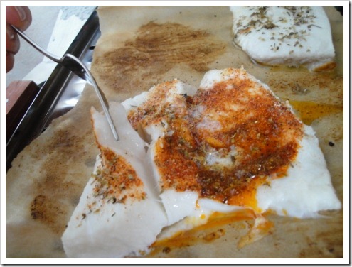 broiling fish