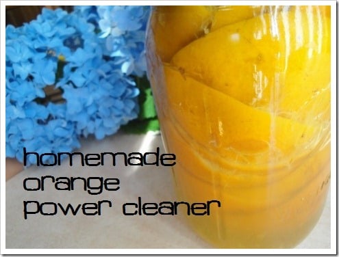 Homemade Orange Power Cleaner :: via Kitchen Stewardship