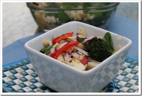 Sun-dried Tomato and Roasted Red Pepper Pasta Salad