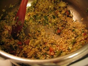 cuban black beans and rice making
