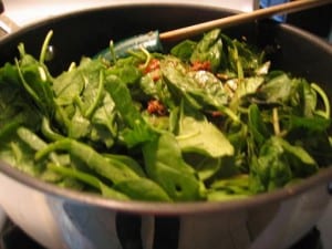 cooked spinach how to saute spinach
