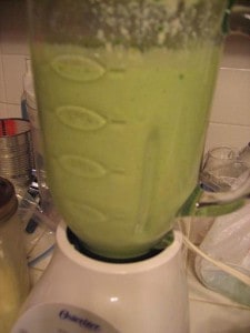 green smoothies with raw spinach