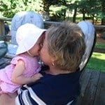 Kisses for Grandma!