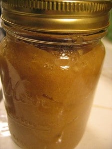canning cinnamon applesauce with the skins
