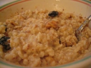 soaked oatmeal