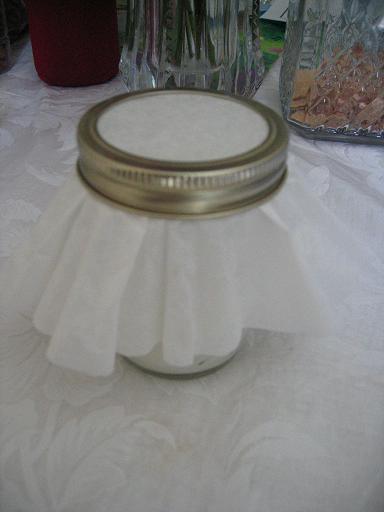 My cute little half cup starter, ready to roll!