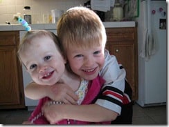 two kids