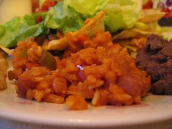 Mexican rice meal