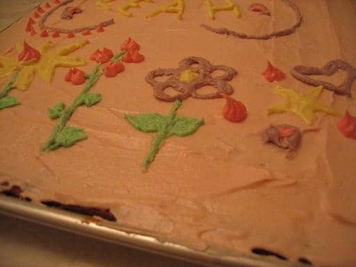 butterfly birthday cake frosting