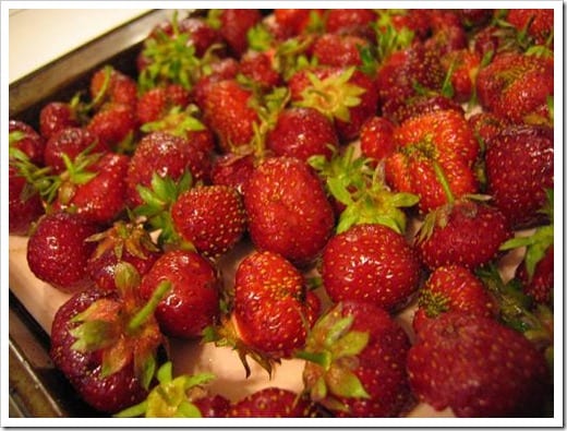 organic strawberries