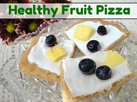 Healthy Fruit Pizza/ Healthy Fruit Pizza