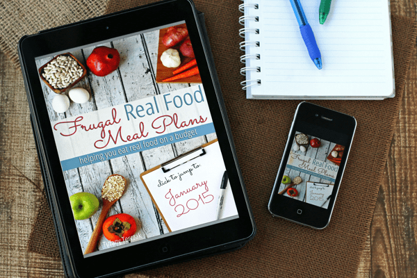 Frugal Real Food Meal Plans