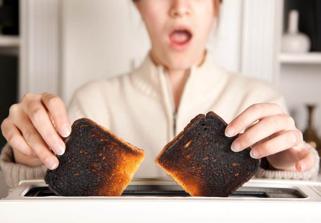 burnt toast