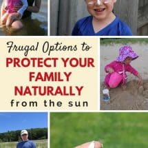 Save money and time with these tips for staying sun safe all summer long. Easy, affordable and healthy options for the whole family. Frugal Options to Protect your Family NATURALLY from the Sun