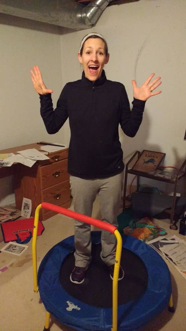 Rebounding, a fancy word for jumping around on a trampoline, is a way to get the lymphatic system moving which apparently also gets the bowels moving quite efficiently. Natural home remedy tips for constipation