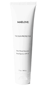 Maelove SPF 30 facial sunscreen Maelove SPF 30 sunscreen