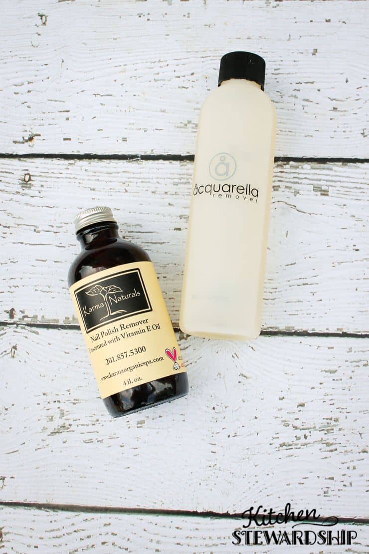 2 natural nail polish removers