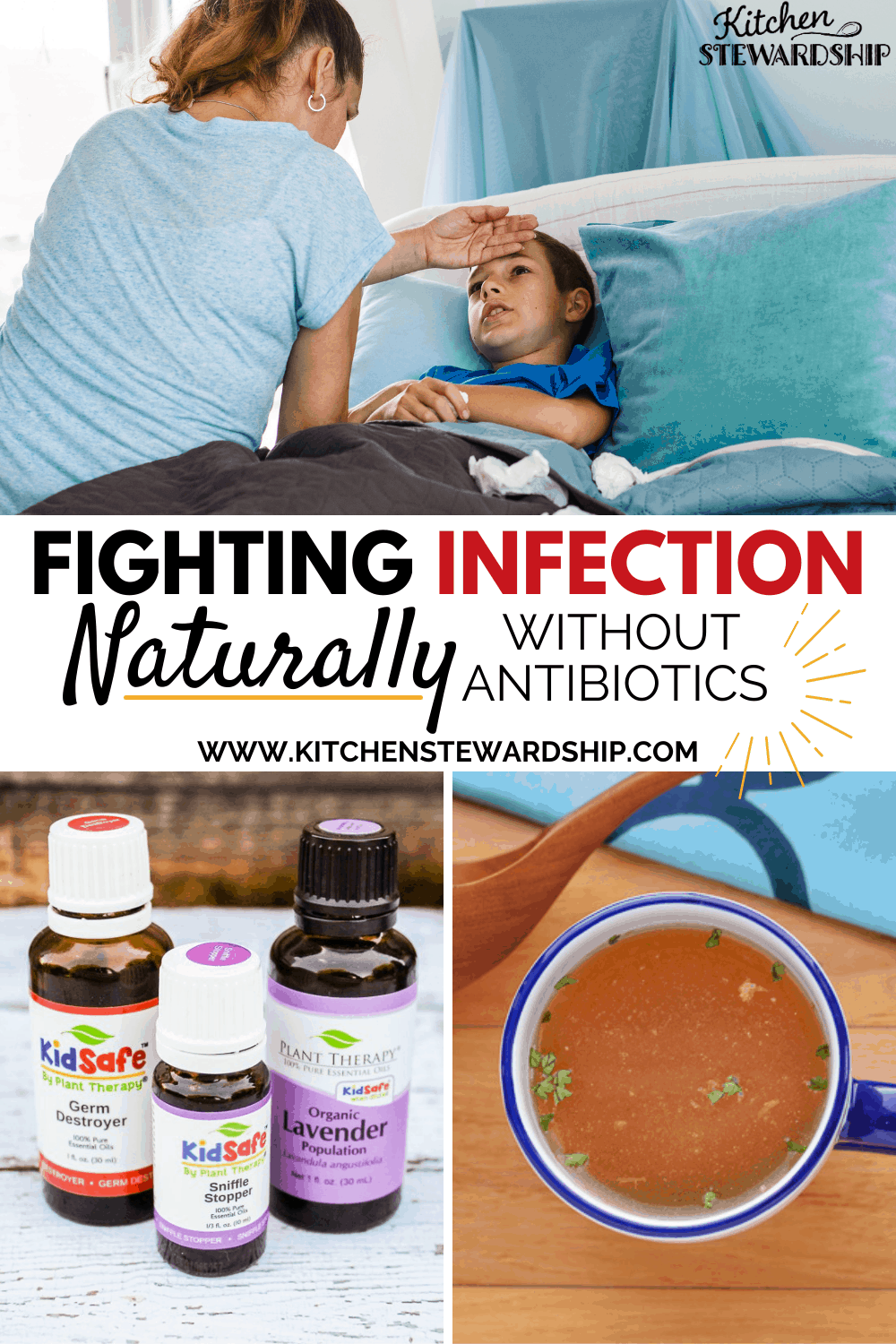 Fighting infection without antibiotics can be daunting at first. Here's my guide to natural antibiotics after over 10 years of natural mothering. fighting infection naturally