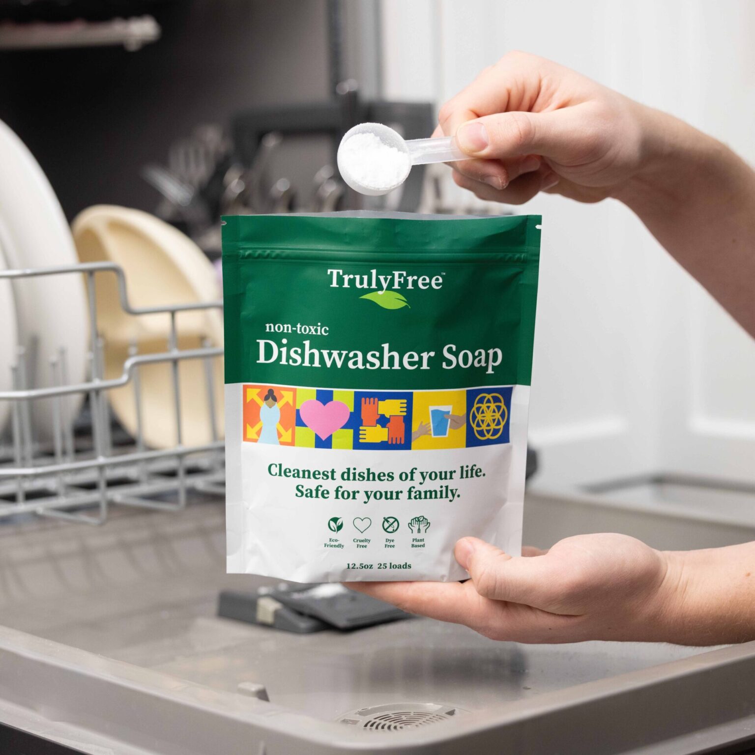 Ecover Dishwashing Detergent truly free dishwasher detergent