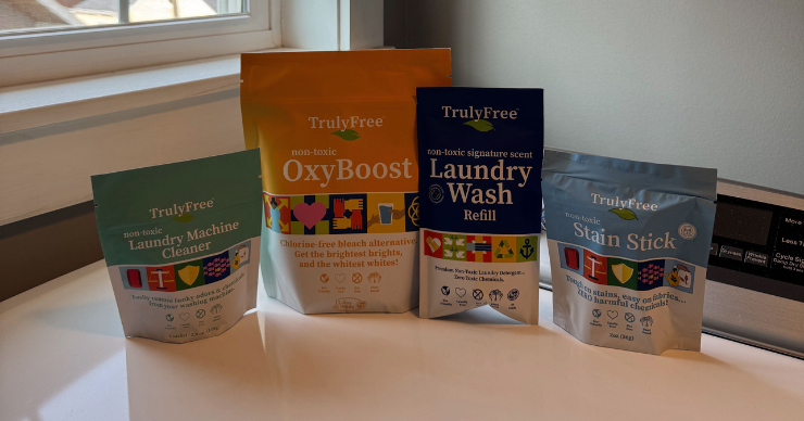 Truly Free laundry items