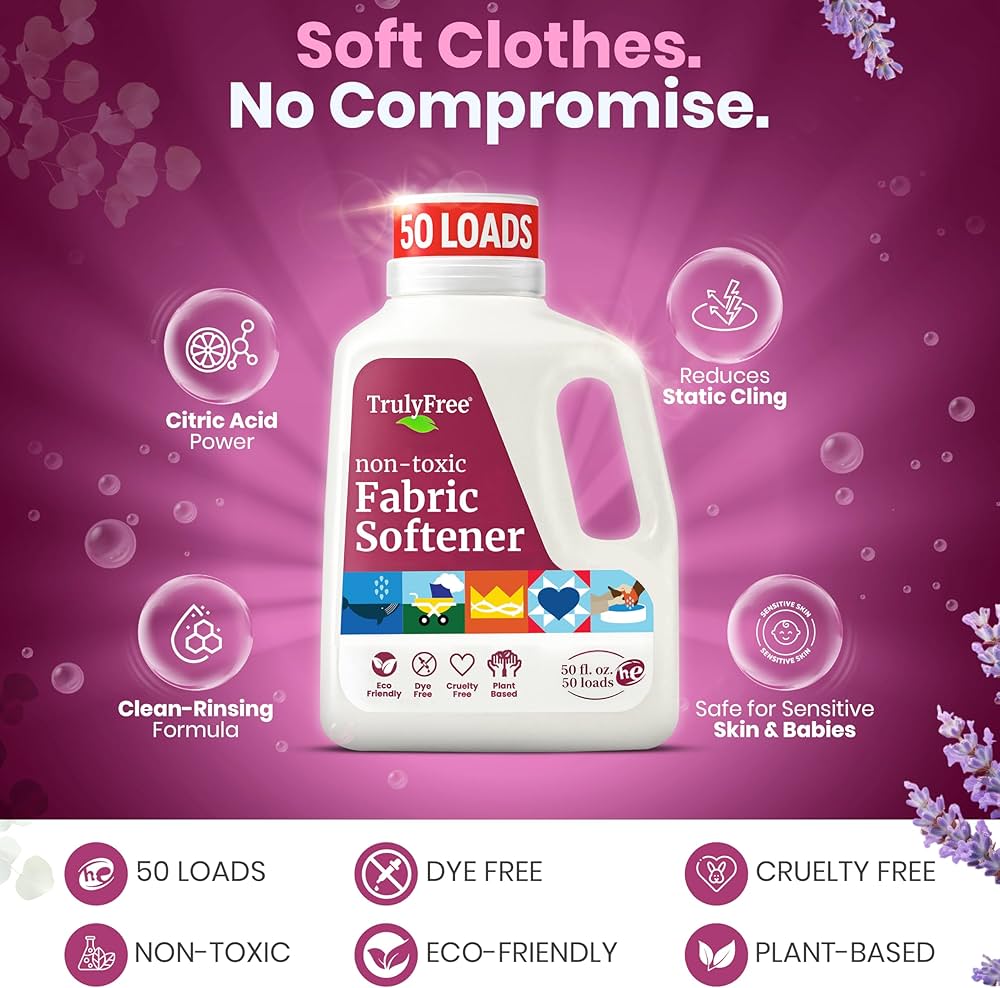 truly free fabric softener graphic