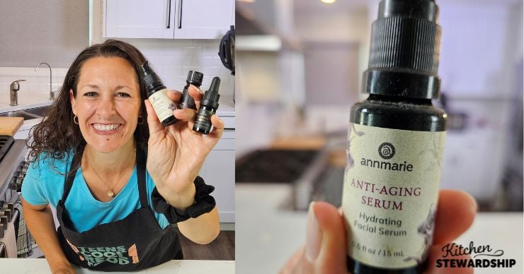 Katie with Annmarie Skin Care products