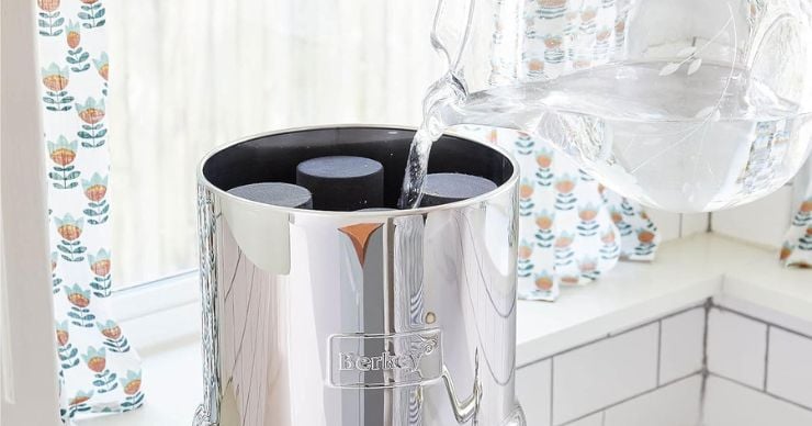 Filling Berkey Filter