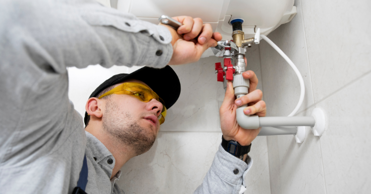 Radiant Life KS 4 plumber working